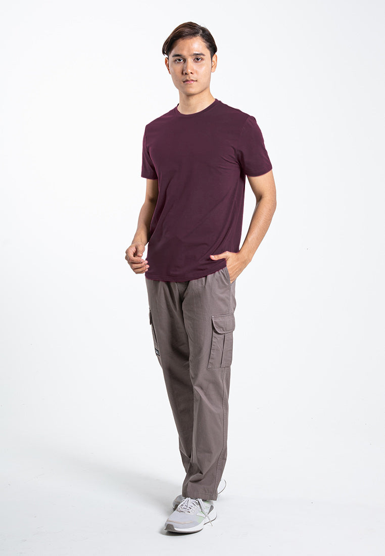 Forest Plus Size Premium Soft-Touch Cotton Slim Fit Plain Tee T Shirt Men - PL23791