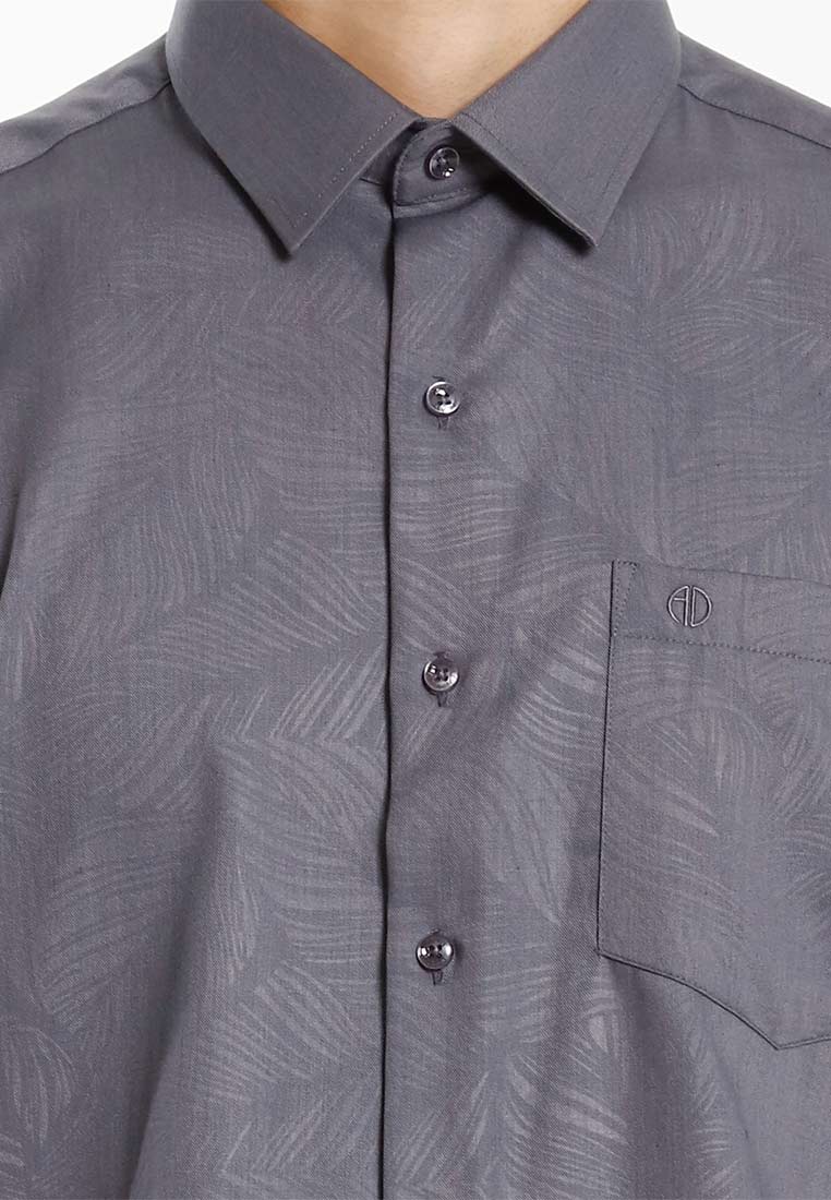 Alain Delon Baju Kolar Lelaki | Alain Delon Cotton Spandex Modern Fit Short Sleeve Collar - 14525018