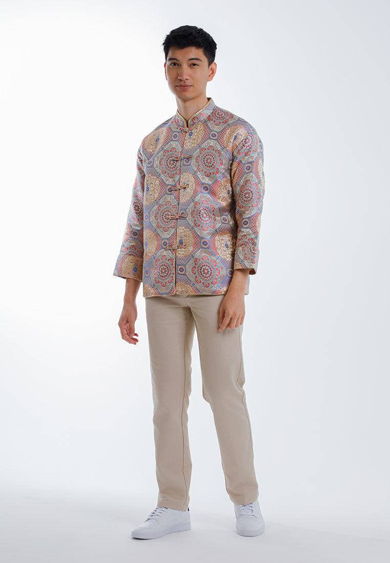 Byford CNY Tang Fu Lelaki | Byford Mens Tang Fu Jacquard Long Sleeve - 3526904Z