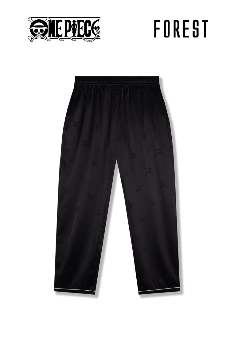 (1 Pc) Forest X One Piece Unisex Satin Spandex Long Pants Pyjamas Selected Colours - NPU0040L