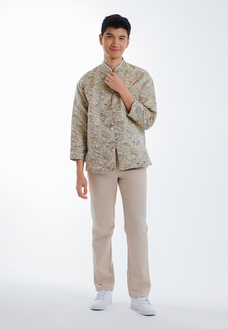 Byford CNY Tang Fu Lelaki | Byford Mens Tang Fu Jacquard Long Sleeve - 3526902Z