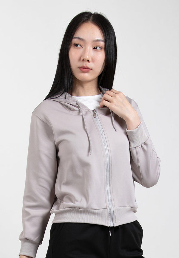 Forest Ladies Interlock Casual Hoodie Women Jacket | Jaket Perempuan - 830123