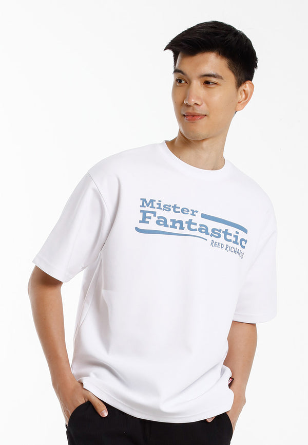 Forest Baju T Shirt Lelaki | Forest x Marvel Fantastic 4 Air-Cotton Oversized Heavy Weight Mens Tee - FA20021
