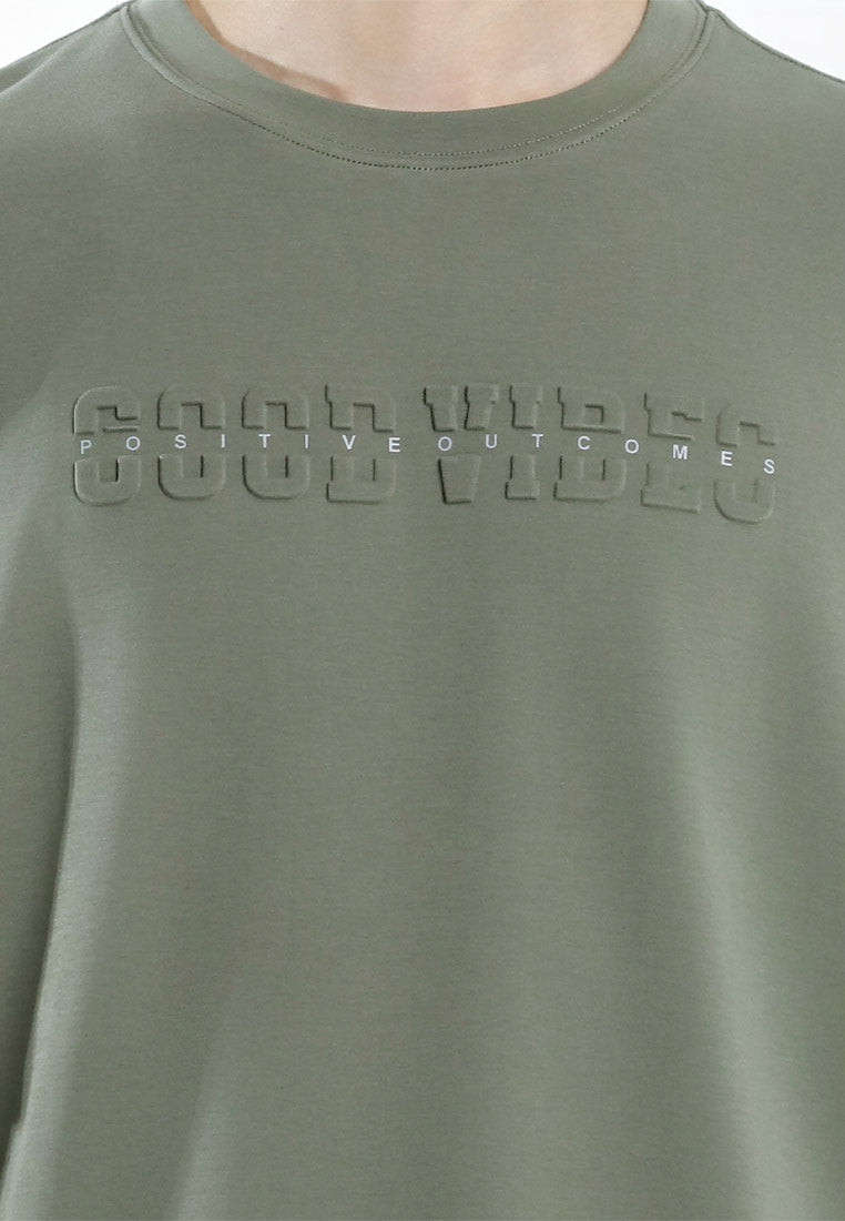 Forest T Shirt Lelaki | Forest Oversized Premium Weight Cotton Interlock Short Sleeve T Shirt Men - 24090