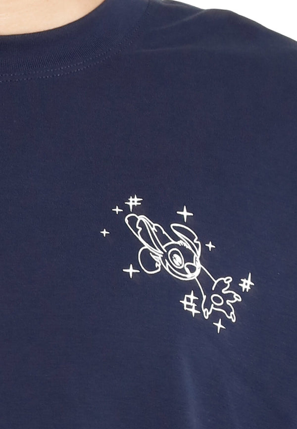 Forest Baju T Shirt Set Keluarga | Forest X Disney Stitch Premium Cotton Family Tee Men/Kids - FW20144/FWK20144