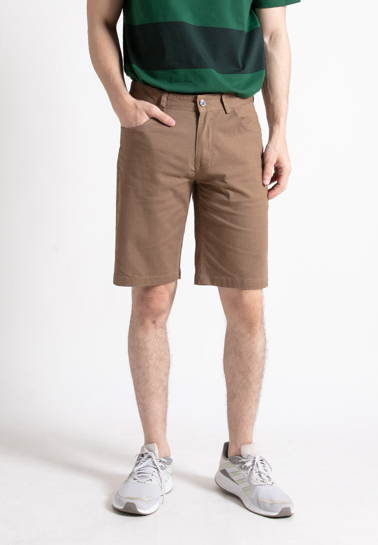 Forest Cotton Twill Plain Bermuda Shorts Pants Men | Seluar Pendek Lelaki - 670199