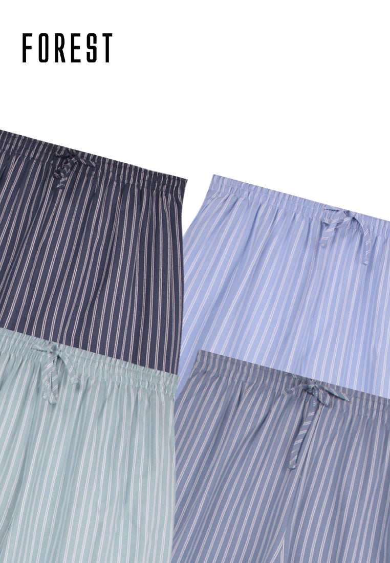 (1 Pc) Forest Unisex Cotton Line Long Pants Pyjamas Selected Colours - FPU0025L