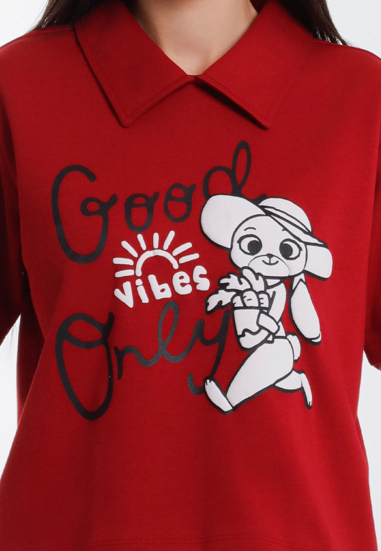 Forest T Shirt Perempuan/Budak | Forest x Disney Zootopia 2 Premium Cotton Cropped Women/Kids Tee - FW820157/FWK820157