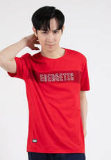 Forest Stretchable Cotton 3D Fonts Effects Round Neck Tee Men | Baju T Shirt Lelaki - 23868