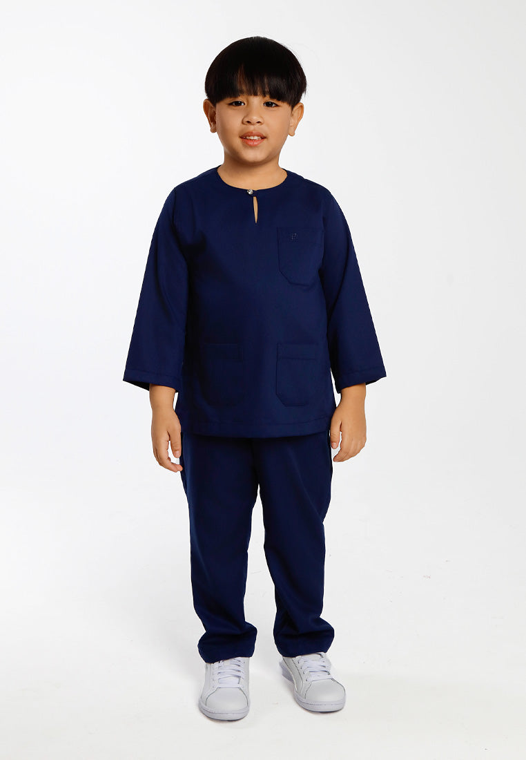 Forest x Hatta Dolmat Baju Melayu Regular Fit - FK23898BM - 33Navy