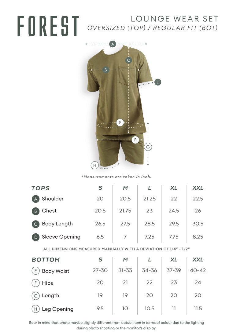 Forest Baju T Shirt/Seluar Lelaki | Forest x One Piece Sanji Premium Air-Cotton Oversized Mens Tee - FO20002/FO10002