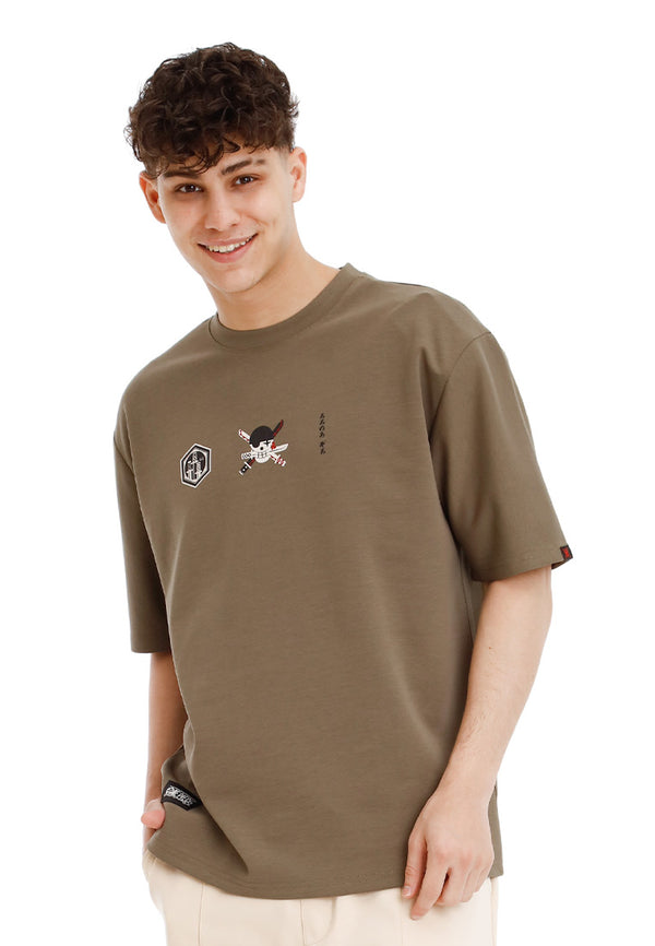 Forest Baju T shirt/Seluar Lelaki | Forest x One Piece Zoro Premium Air-Cotton Oversized Mens Tee/Pants - FO20009/FO65000