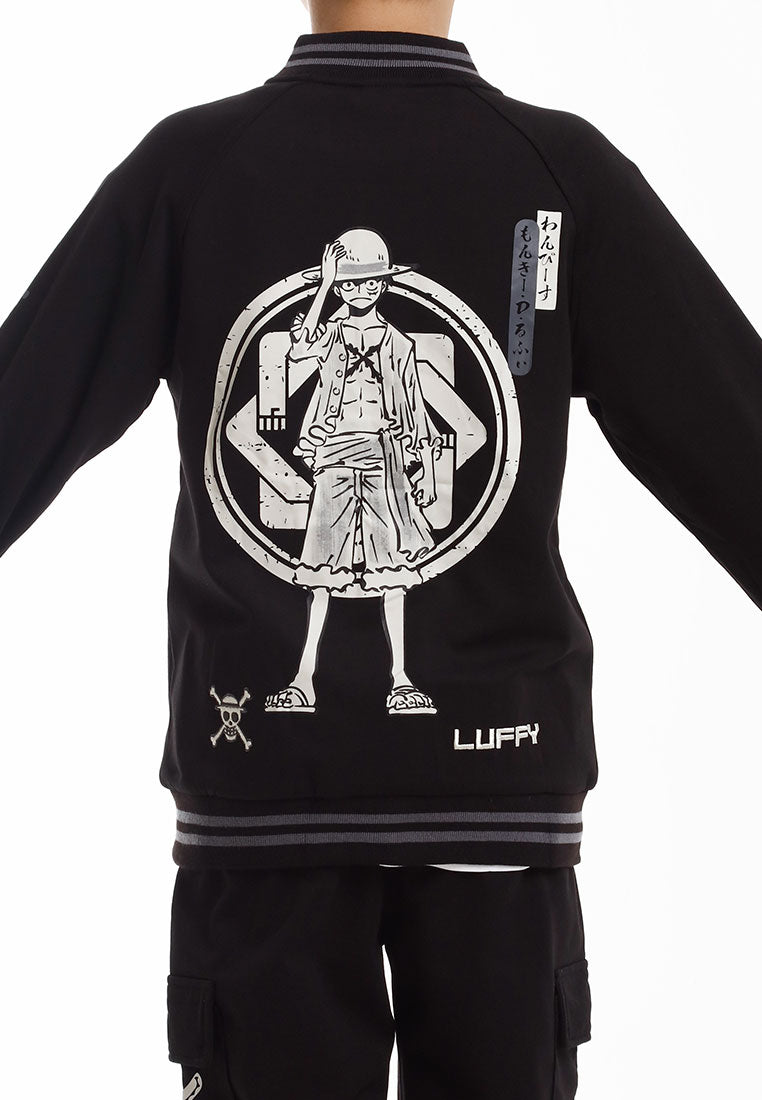 Forest Jacket/Seluar Budak Lelaki | Forest x One Piece Air Cotton Kids Long Pants/Baseball Jacket - FOK10001/FOK30000