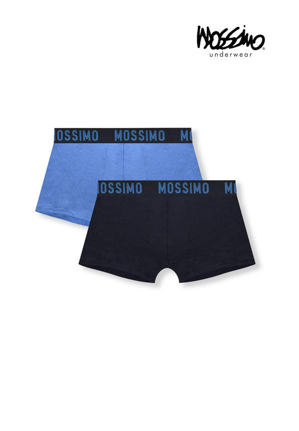 (2 Pcs) Mossimo Mens Bamboo Spandex Shorty Brief Underwear Assorted Colours - MUD0073S
