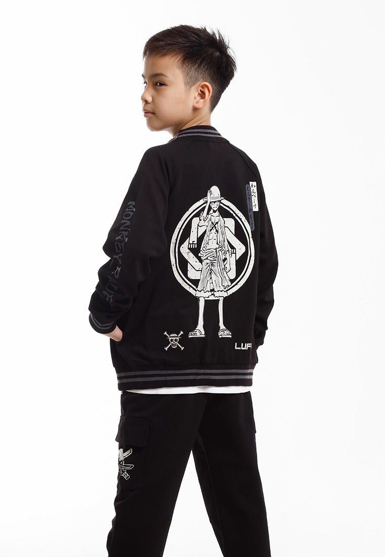 Forest Jacket/Seluar Budak Lelaki | Forest x One Piece Air Cotton Kids Long Pants/Baseball Jacket - FOK10001/FOK30000