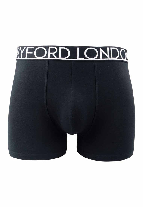 (2 Pcs) Byford Mens Cotton Spandex Shorty Brief Underwear Assorted Colours - BUD5236S