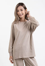 Forest Ladies Premium Cotton Loose Fit Long Sleeve Tee / Long Pants Comfy Lounge Wear - 822342 / 810485