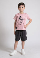 Forest Kids Boys Woven Full Print Cotton Twill Casual Shorts | Seluar Pendek Budak Lelaki - FK65045