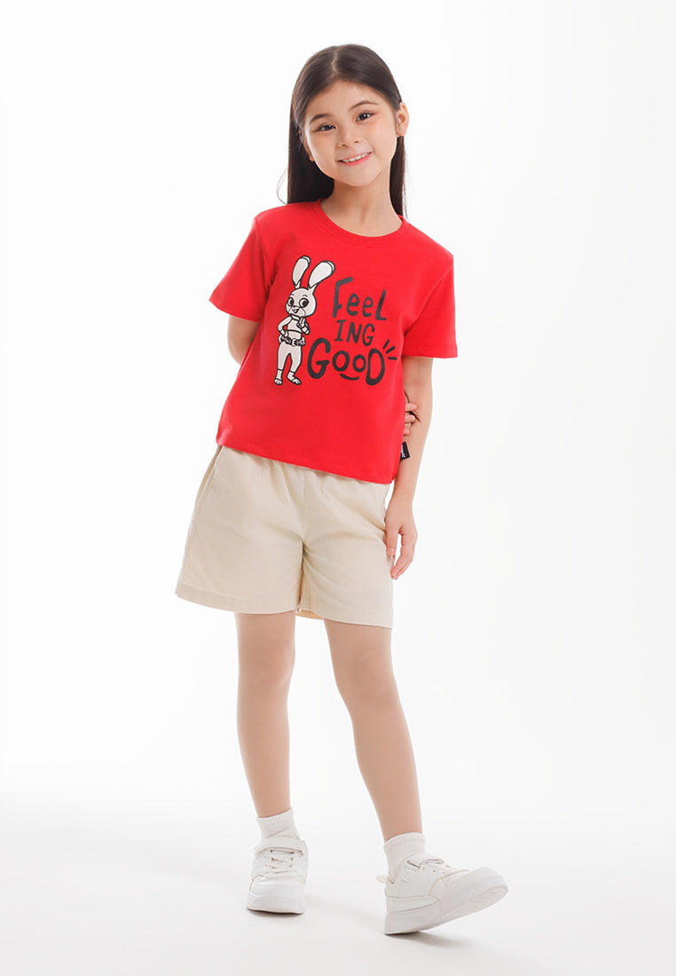 Forest T Shirt Perempuan/Budak | Forest x Disney Zootopia 2 Premium Cotton Cropped Women/Kids Tee - FW820156/FWK820156