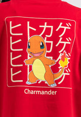Forest Pokémon Charmander Printed Round Neck Family Tee Dragon - FP21021 / FP821021 / FPK21021