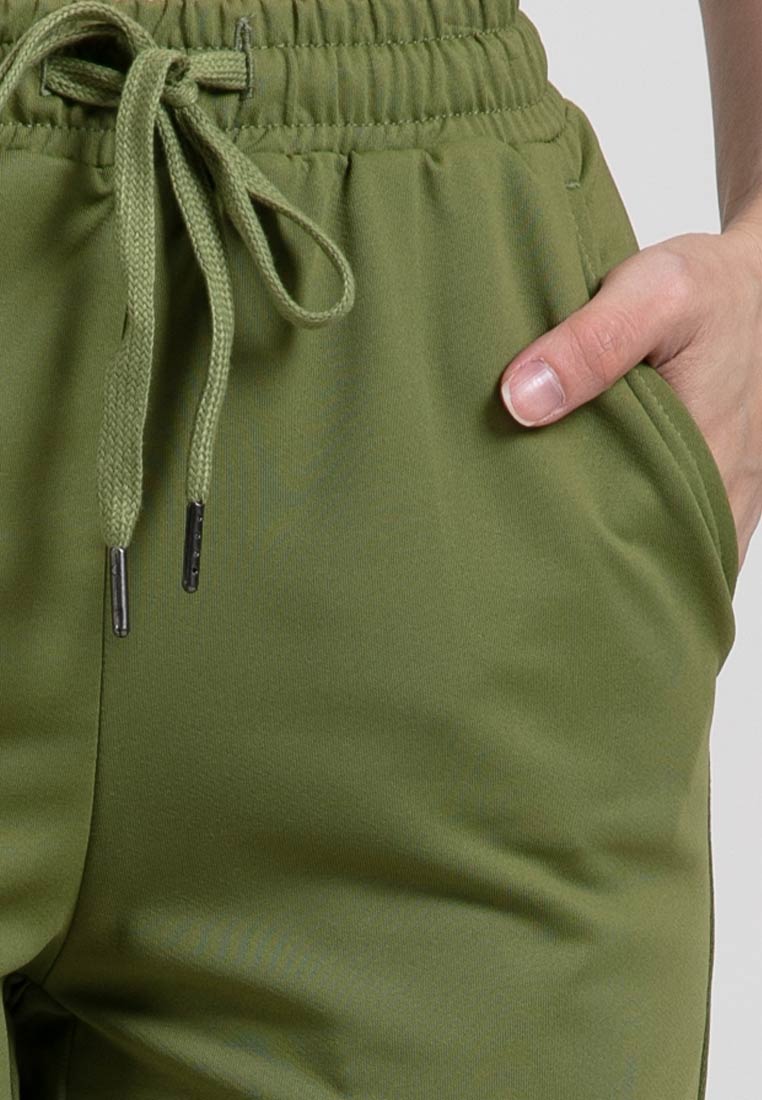 Forest Ladies Casual Polyester Elastic Waist Jogger Pants Women Casual Long Pants | Seluar Panjang Perempuan - 810542