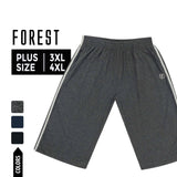 Plus Size Casual Quarter Pants - 65632