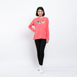 Forest x Disney Ladies 100% Cotton Long Sleeve Loose Fit Plain Tee - FW820016