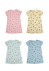 (1 Pc) Forest x Shinchan Kids 100% Cotton Sleep Dress Pyjamas Set - CPJ0009