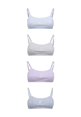 (1Pc) Forest Teenager Cotton Spandex Non Pad Singlet Bra- FBD0002J