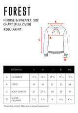 Forest Cotton Interlock 250GSM Premium Weight Cotton Reg Fit Hoodie Men Sweatshirt Jacket - 23770