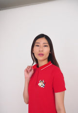 Shinchan Ladies Printed Polo Dress - FC820011