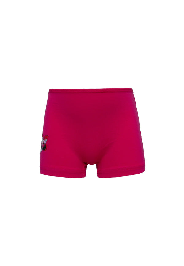 (3Pcs) Forest X Disney Girls Cotton Spandex Boyleg Brief Underwear Assorted Colour-WLJ0009BL
