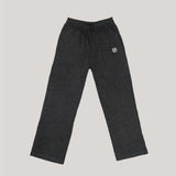 Plus Size Cotton Knitted Plain Long Pants - 10603