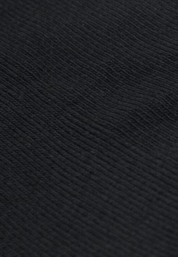 ( 5 Pairs ) Cotton Spandex Terry Sport Socks Black Colour  - BSF1018T