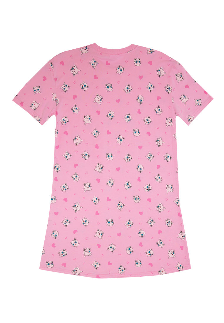 (1 Set) Pokémon Girls 100% Cotton Sleep Dress Pyjamas - PPJ1008