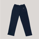 Plus Size Cotton Knitted Plain Long Pants - 10603