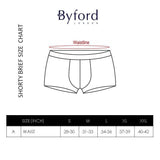 (2 Pcs) Byford Men Trunk Nylon Spandex Men Underwear Assorted Colours - BUB628S