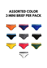 Byford Underwear Mini Brief (3 Pieces) Assorted Colour - BUB644M