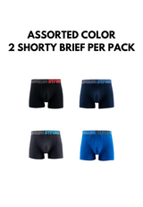 Byford Underwear Shorty Brief (2 Pieces) Assorted Colour - BUD5168S