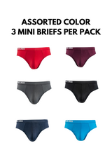 Underwear Mini Brief (3 Pieces) Assorted Colour - BUB663M