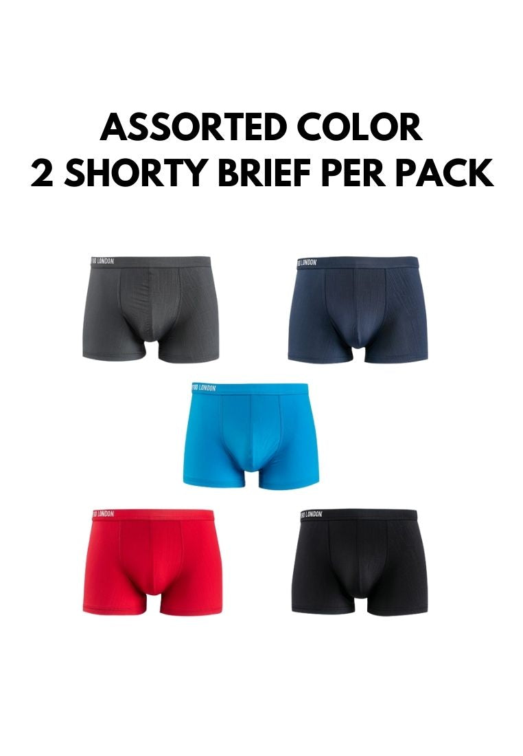Byford Underwear Shorty Brief (2 Pieces) Assorted Colour - BUB664S