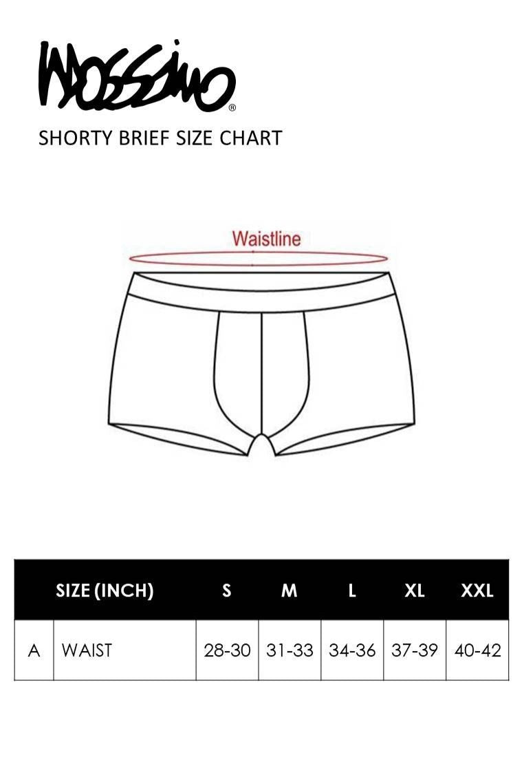 Underwear Shorty Brief (2 Pieces) Assorted Colour - MUD0008S