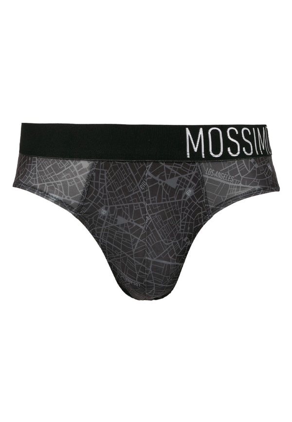 (3 Pcs) Mossimo Mens Microfibre Spandex Mini Brief Underwear Assorted Colours - MUB1036M