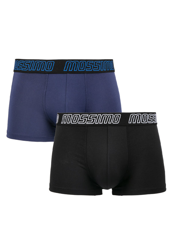(2 Pcs) Mossimo Mens Microfibre Spandex Shorty Brief Underwear Assorted Colours - MUD0053S