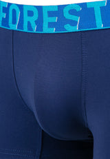 (2 Pcs) Forest Mens Microfibre Spandex Shorty Brief Underwear Assorted Colours - FUD0103S