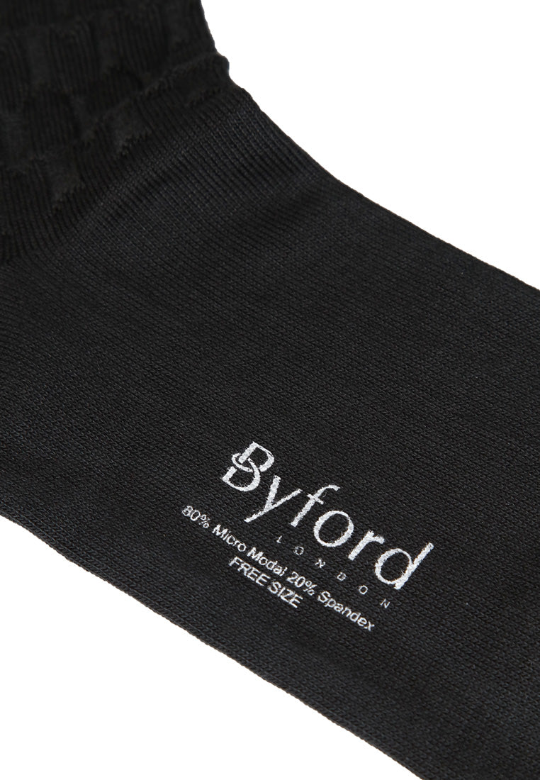 (1 PC) Byford Modal Spandex Full Length Socks Selected Colours - BSD178MD