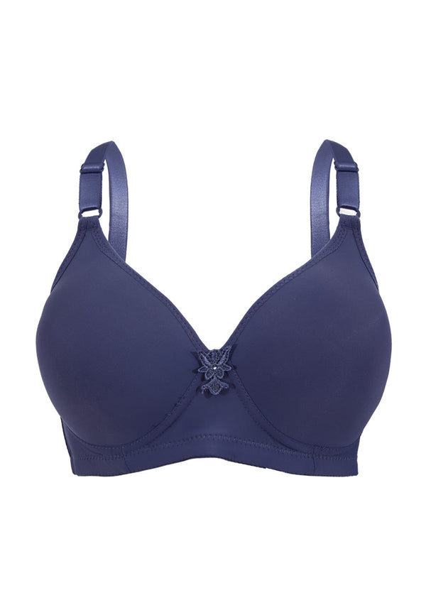 (1 PC) Forest Ladies Nylon Spandex Plain Non Wire Bra Selected Colours - FBD0029L