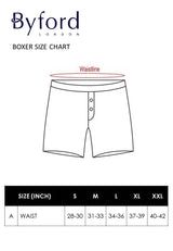 (2 Pcs) Byford Mens 100% Cotton Boxer Brief Underwear Assorted Colour-BUD5248X