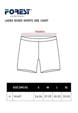 (1 Pcs) Forest x Disney Ladies Boxer 100% Cotton Selected Colour- WLD0013X