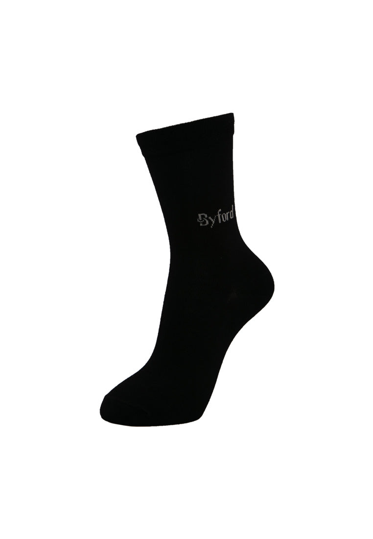 (3 Pcs) Byford Bamboo Spandex Full Length Casual Socks- BSF1026W